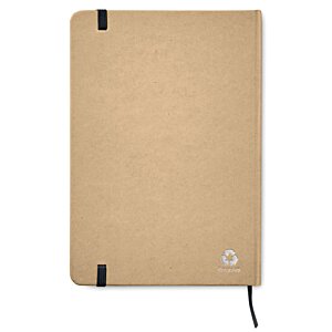 Additional Image 3 - a brown notebook with black corners
