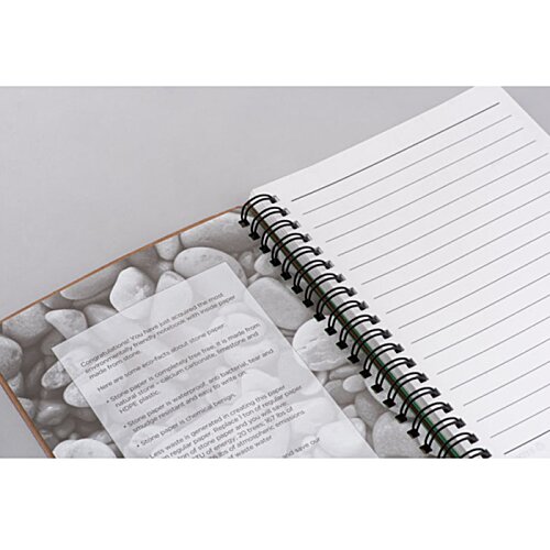 Additional Image 2 - a spiral notebook with a spiral bound notebook