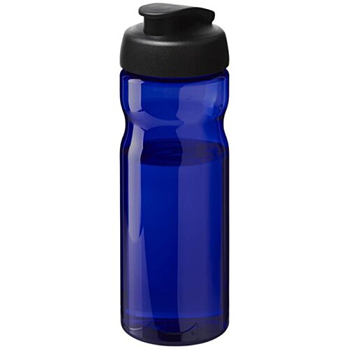 Additional Image 2 - a blue water bottle with a black lid
