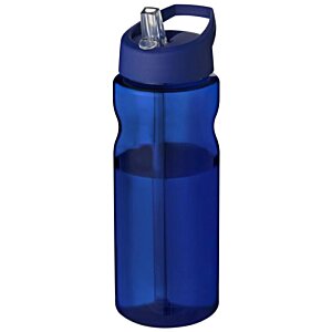 Additional Image 4 - a blue water bottle with a straw