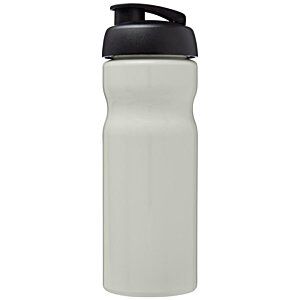 Additional Image 2 - a white water bottle with a black lid