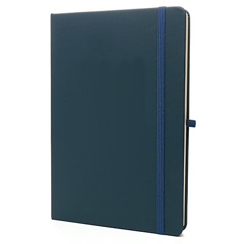 Additional Image 6 - a black notebook with a blue stripe