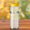 View Image 2 of 3 of Vibe Sports Bottle - Clear - Spout Lid