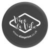 View Image 4 of 4 of Vibe Sports Bottle - Clear - Flat Lid