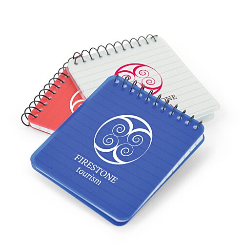 Additional Image 2 - a blue notebook with a white circle on it