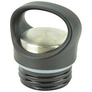Additional Image 2 - a black and silver water bottle