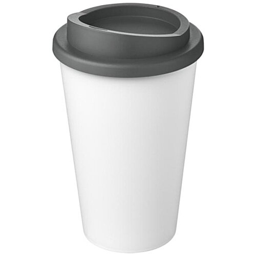 Additional Image 16 - a white coffee cup with a grey lid