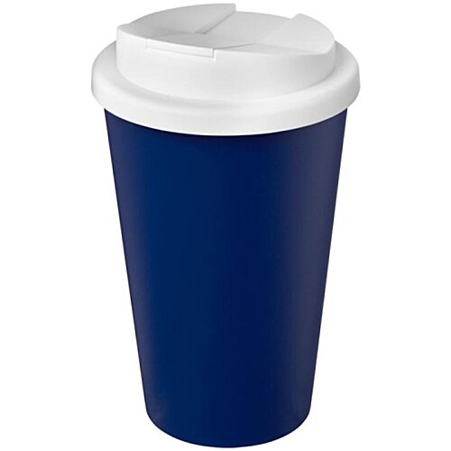 Additional Image 4 - a blue coffee cup with a white lid