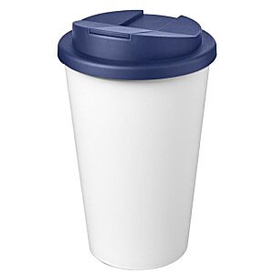 Additional Image 5 - a white cup with a blue lid