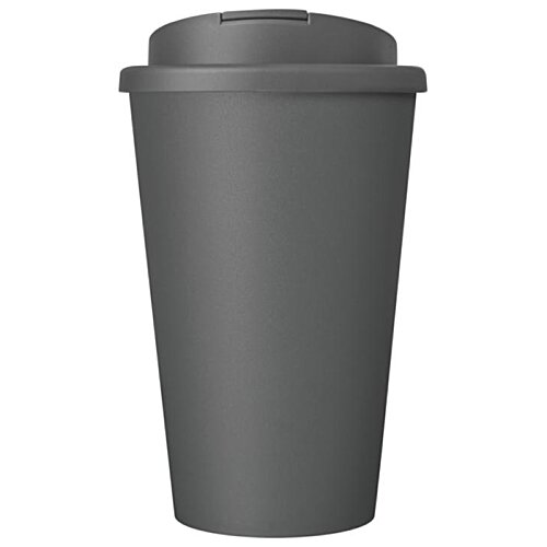Additional Image 3 - a black plastic cup with a lid