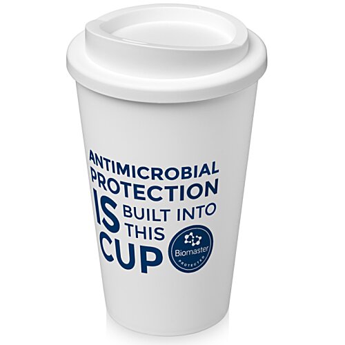 Additional Image 1 - a white coffee cup with blue text