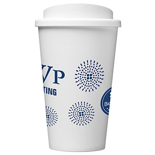 Additional Image 4 - a white cup with blue designs