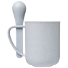 View Image 4 of 4 of SUSP Wheat Straw Mug with Spoon
