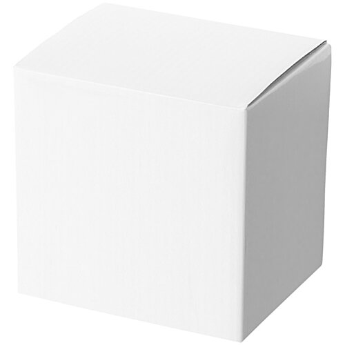 Additional Image 2 - a white cube with a black stripe