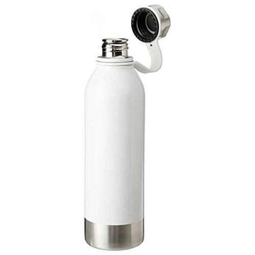 Additional Image 1 - a white water bottle with a cap