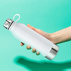 Additional Image 3 - a hand holding a white water bottle