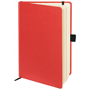 Additional Image 1 - a red book with a black metal holder