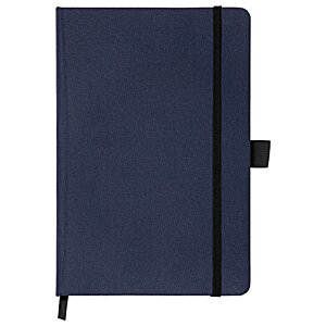 Additional Image 2 - a blue notebook with a black band