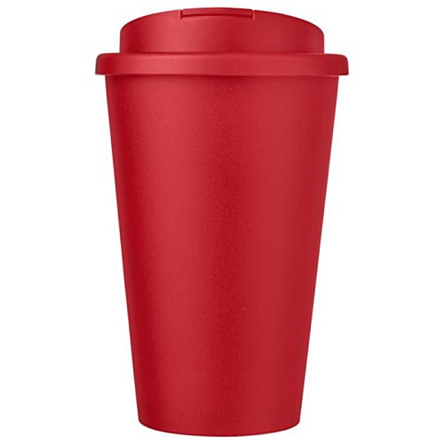 Additional Image 1 - a red plastic cup with a lid