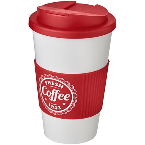 Additional Image 3 - a white and red coffee cup