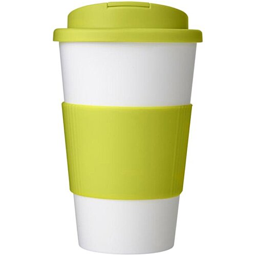 Additional Image 4 - a white and green coffee cup
