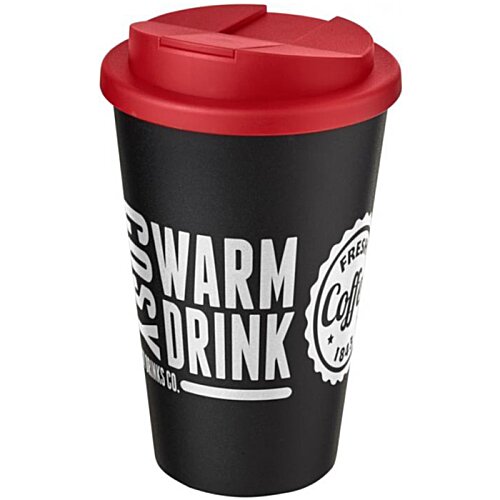 Additional Image 4 - a black and red coffee cup