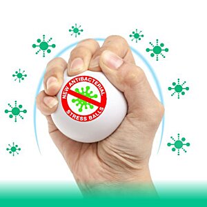 Additional Image 2 - a hand holding a white ball with a red circle and a green symbol
