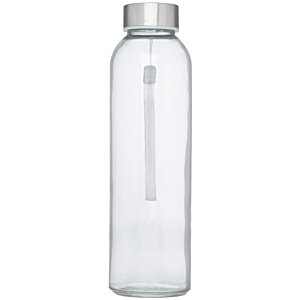 Additional Image 1 - a clear plastic bottle with a silver lid