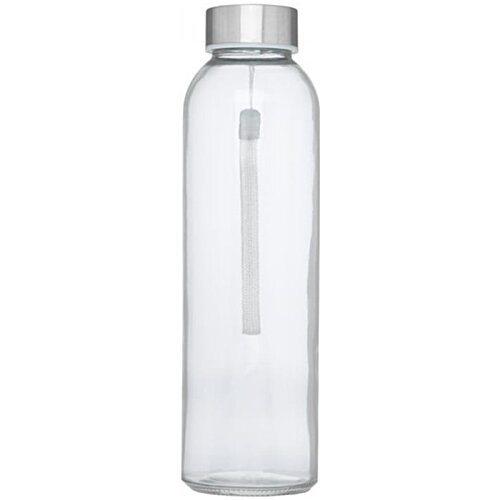 Additional Image 1 - a clear plastic bottle with a silver lid
