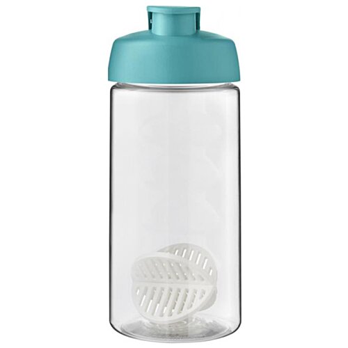 Additional Image 1 - a plastic water bottle with a blue lid