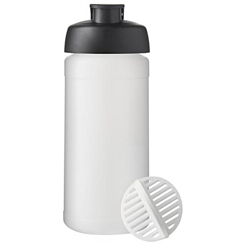 Additional Image 1 - a white bottle with a black lid and a pill