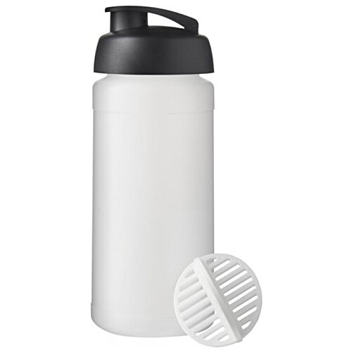Additional Image 2 - a white bottle with a black lid and a pill