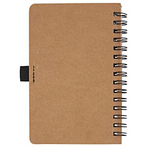 Additional Image 3 - a brown notebook with a black clip