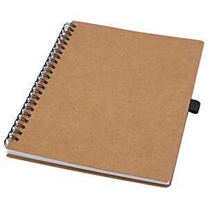 Additional Image 2 - a brown notebook with a black pen