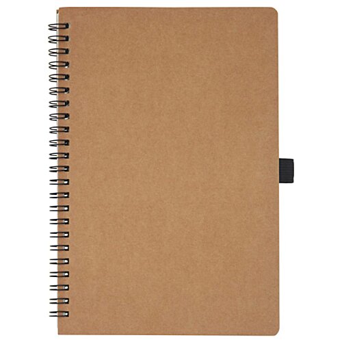 Additional Image 3 - a brown notebook with a black handle