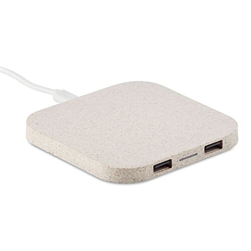 Additional Image 1 - a white square device with two ports