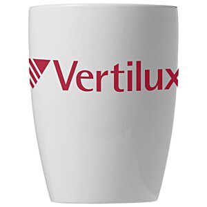 Additional Image 3 - a white cup with red text