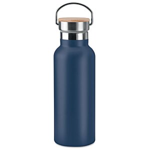 Additional Image 8 - a blue water bottle with a silver ring