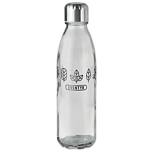 Additional Image 4 - a clear plastic bottle with a silver cap