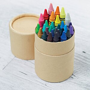 Additional Image 2 - a group of colored crayons in a container
