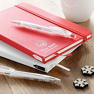 Additional Image 5 - a red notebook and pen on a table