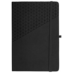 Additional Image 2 - a black notebook with a strap