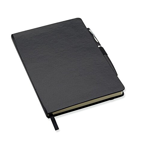 Additional Image 1 - a black notebook with a pen