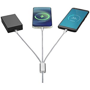 Additional Image 6 - a group of cell phones connected to a cable