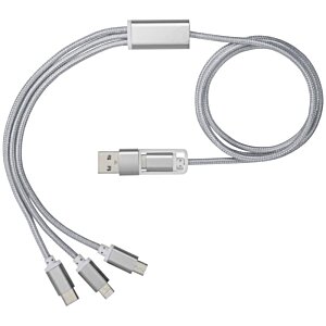Additional Image 5 - a white cable with three plugs
