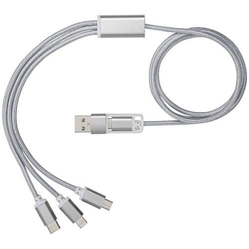Additional Image 5 - a white cable with three plugs