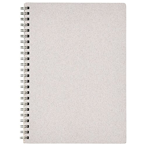 Additional Image 2 - a white notebook with a spiral bound