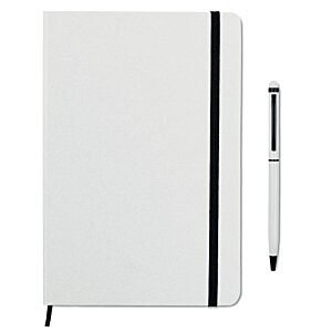 Additional Image 4 - a white notebook and a pen