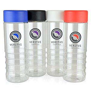 Additional Image 1 - a group of plastic bottles with different colored caps