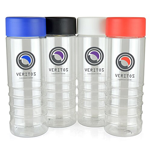 Additional Image 1 - a group of plastic bottles with different colored caps